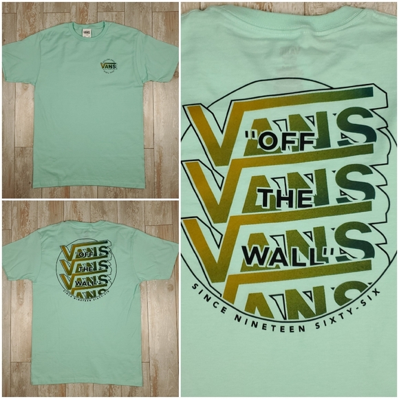 Vans Other - Vans Overlay Repeats Tee Mint